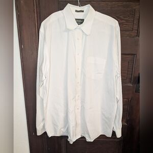 Eddie Bauer Men's White Dress Shirt